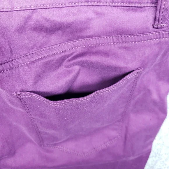 Chicos Jeggings Womens 2.5P Purple Comfort Fit Denim Pants Jeans Casual Stretch - Picture 10 of 16
